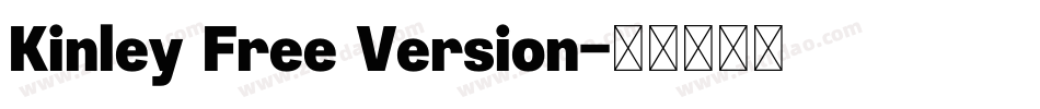Kinley Free Version字体转换